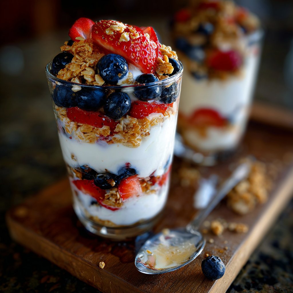 Fresh Berry and Yogurt Parfait