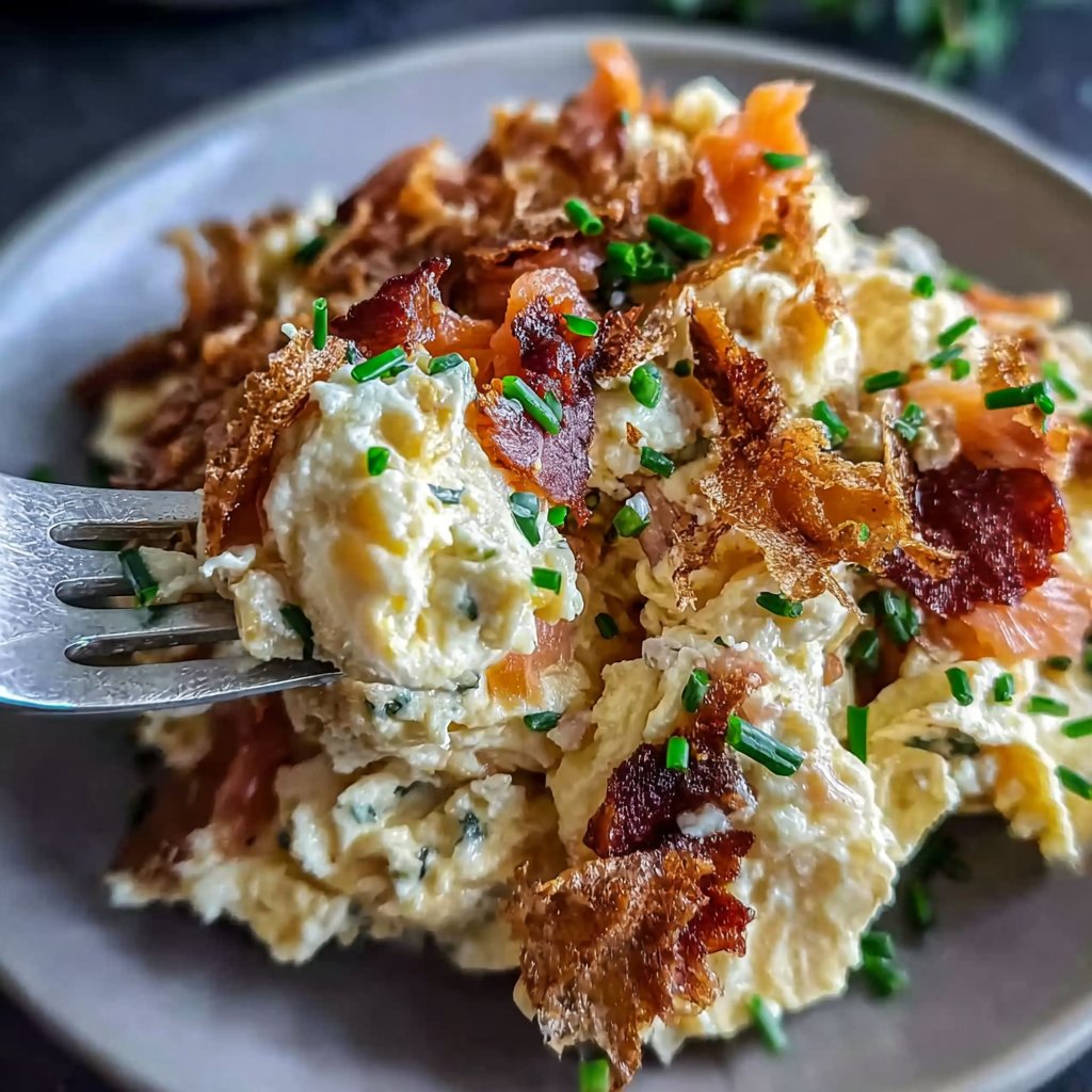 Smoked Salmon Egg Scramble