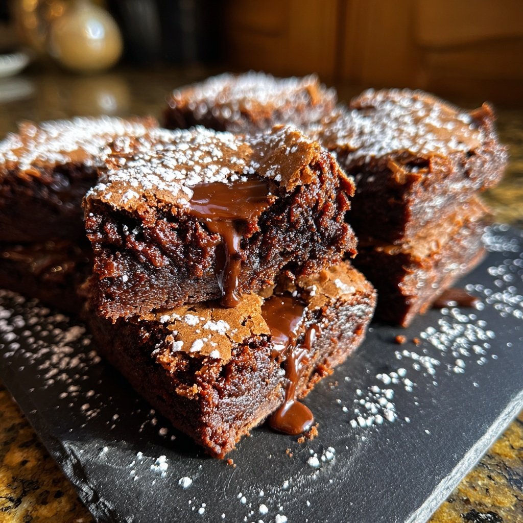 Dessert Chocolate Fudge Brownies