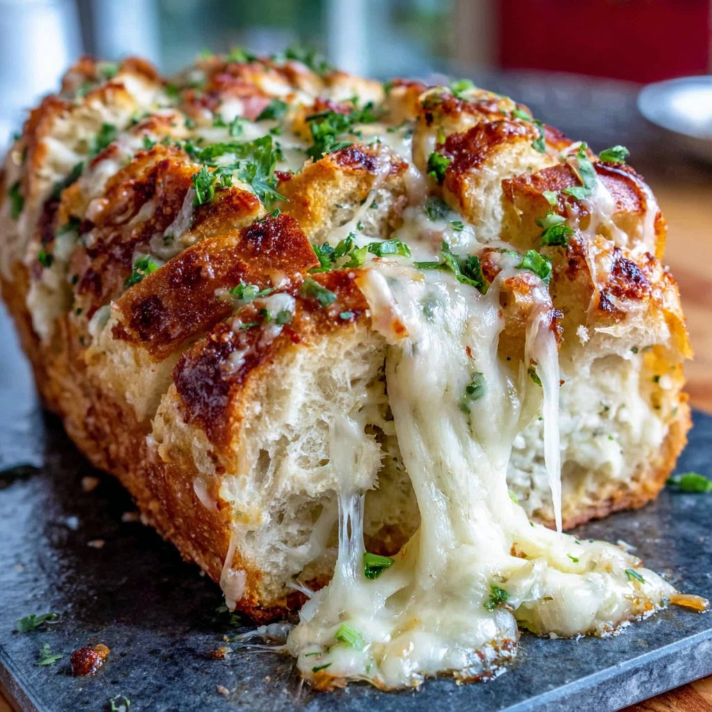 Cheesy Garlic Pull Apart Bread