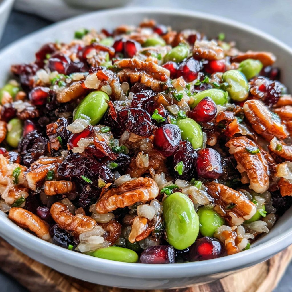 Edamame & Pomegranate Toss